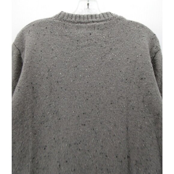 Line Of Trade Sweater Medium Wool Blend Pullover Corduroy Elbow Patches - Picture 7 of 11